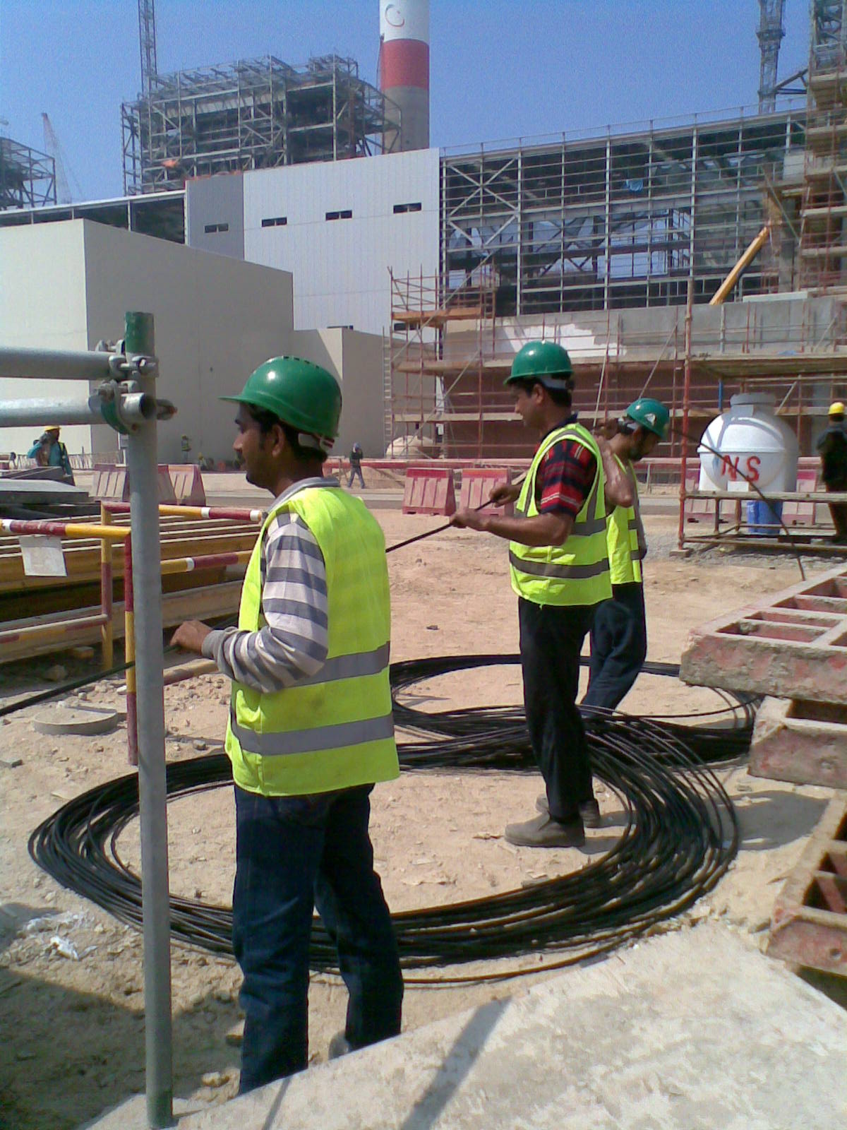 Installation of Fibre Optic Cable at 