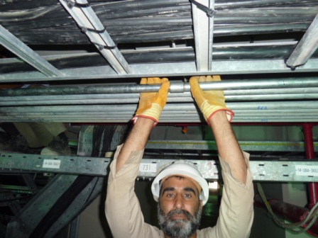 Installation of Fibre Optic Cable at Shoaiba PP